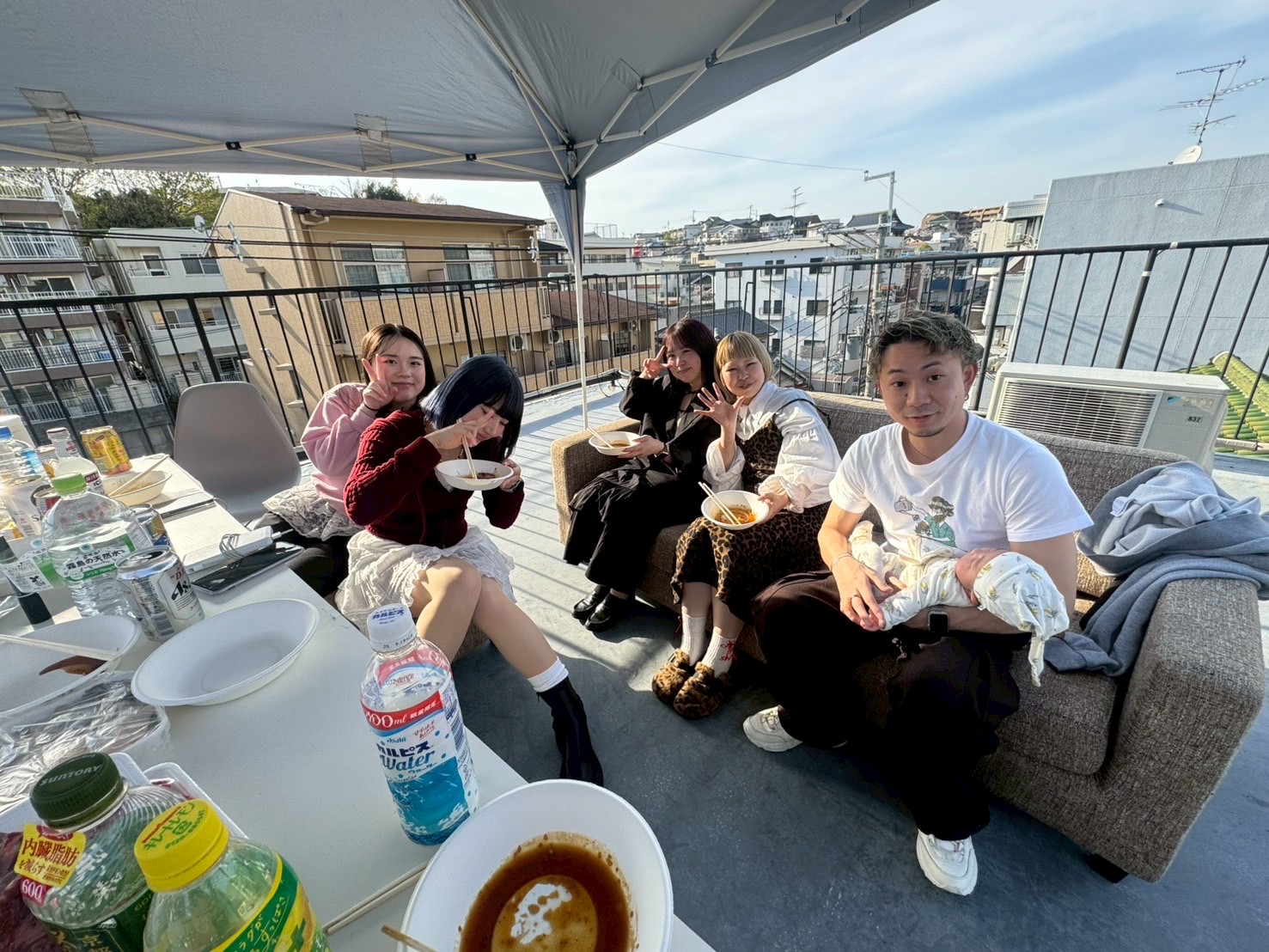 SOLAS恒例❗️歓迎会屋上BBQ✨